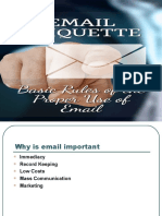 Writing Email & Etiquettes