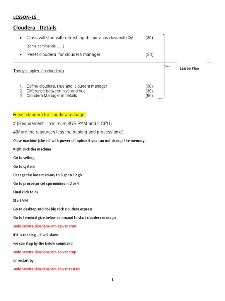 Cloudera Manager and Hue Overview | PDF | Apache Hadoop | Software ...