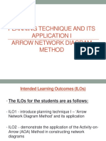 CA3686 - 2016 - 17B - Planning - Technique - Arrow Network Diagram - 3