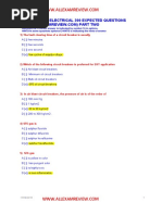 BSNL Tta (Je) Electrical 200 Expected Questions: 1) The Fault Clearing Time of A Circuit Breaker Is Usually