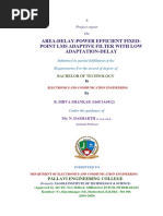 Area-Delay-Power Efficient Fixed-Point Lms Adaptive Filter With Low Adaptation-Delay