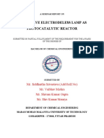 Microwave Electrodeless Lamp As Photocatalytic Reactor