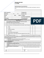 Health Declaration Form - AMSB PDF