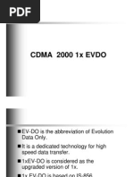 CDMA 2000 1x EVDO