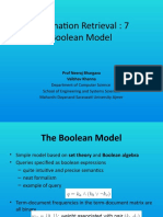 Information Retrieval 7 Boolean Model