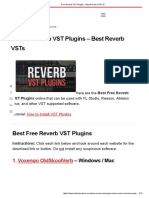 15 Free Reverb VST Plugins - Best Reverb VSTs PDF