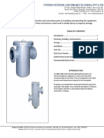 O&M Manual For Simplex Strainers