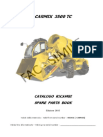 Carmix 3500TC Parts Catalog