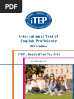 International Test of English Proficiency PDF