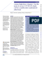 Intravenous High-Dose Vitamin C For The Treatment of Severe COVID-19: Study Protocol For A Multicentre Randomised Controlled Trial