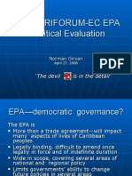 The Cariforum-Ec Epa A Critical Evaluation