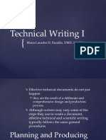 2 - Technical Writing I