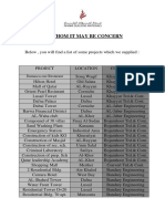 4 Projects List PDF