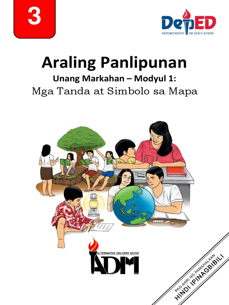 Ap 3 Q1 Mod1 Mga Tanda At Simbolo Sa Mapa Pdf Pdf