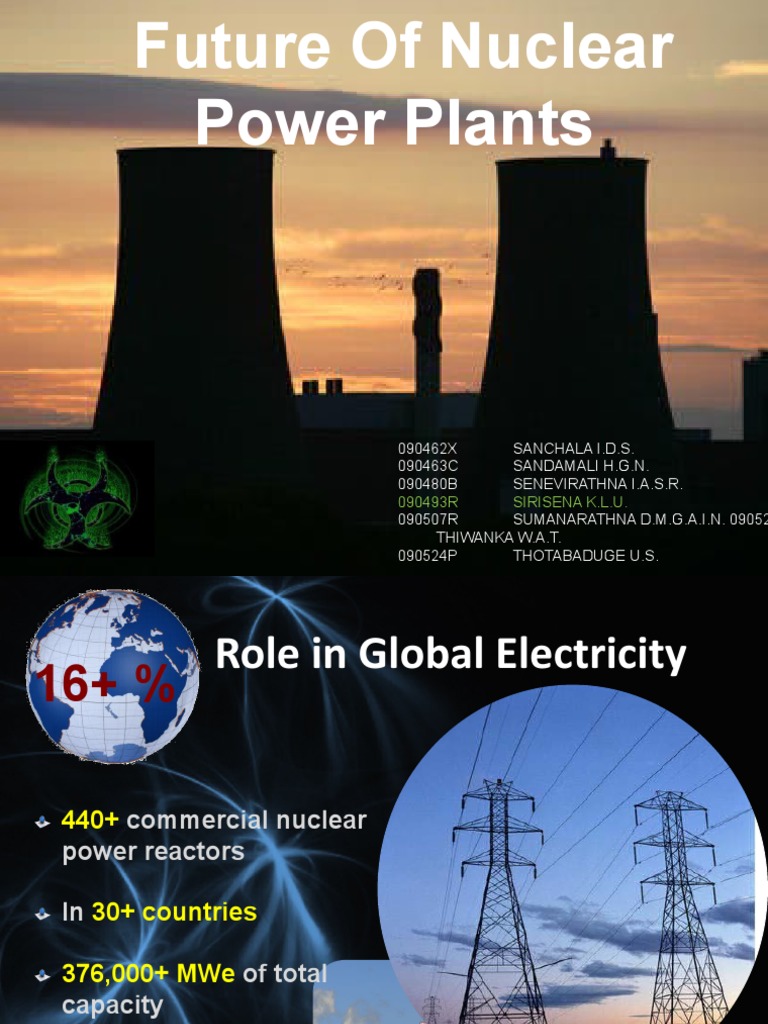 Future of Nuclear Power Plants | PDF | Nuclear Reactor | Nuclear Power ...