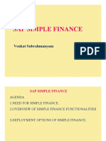 Sap Simple Finance: Venkat Subrahmanyam