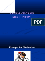 Kinematics of Mechinery