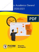 Calendario Academico General 2020 2021 PDF