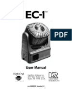 User Manual: High End Systems, Inc. 2217 West Braker Lane Austin, TX 78758 U.S.A