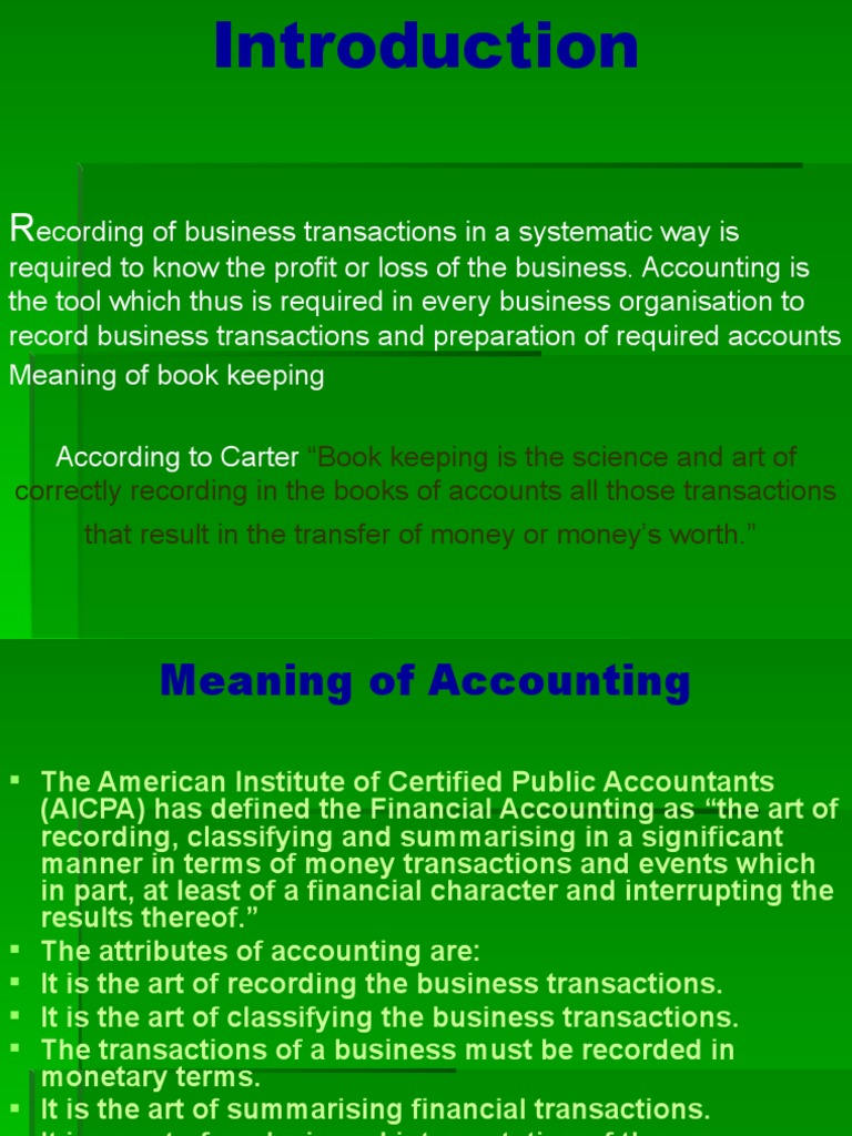 Accounting Presentation | PDF | Debits And Credits | Bookkeeping
