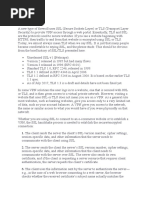 SSL/TLS: 1. The Client Sends The Server The Client's SSL Version Number, Cipher Settings