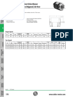 Split Phase Ventilation Direct Drive Blower 5.6" or 6.3" Diameter, Open Dripproof, Air Over