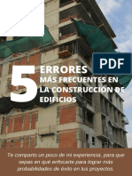 Cinco Errores Mas Frecuentes en La Construccion de Edificios PDF