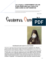 Cuvantul-Ortodox - Ro-Sfantul Macarie de La Optina AVERTISMENT CELOR AFLATI IN PRIMEJDIA INSELARII SAU CAZUTI IN CURSELE SA