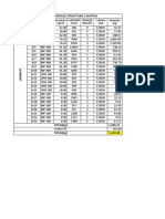 Extras Materiale Structura 2 Buftea: TOTAL (KG) 5,389.21 TOTAL (KG) 5,550.88