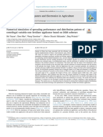 Simulação Numérica de Desempenho de Dispersão e Padrão de Distribuição de Um Distribuidor de Taxa Variavel Usando DEM (Shi Yinyan 2018) PDF