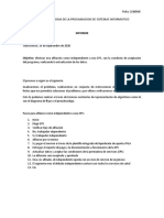 Informe METODOLOGIA DE LA PROGRAMACION DE SISTEMAS INFORMATICOS