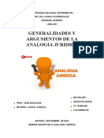 Generalidades de La Analogia Juridica