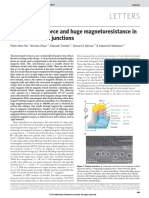 Letters: Electromotive Force and Huge Magnetoresistance in Magnetic Tunnel Junctions