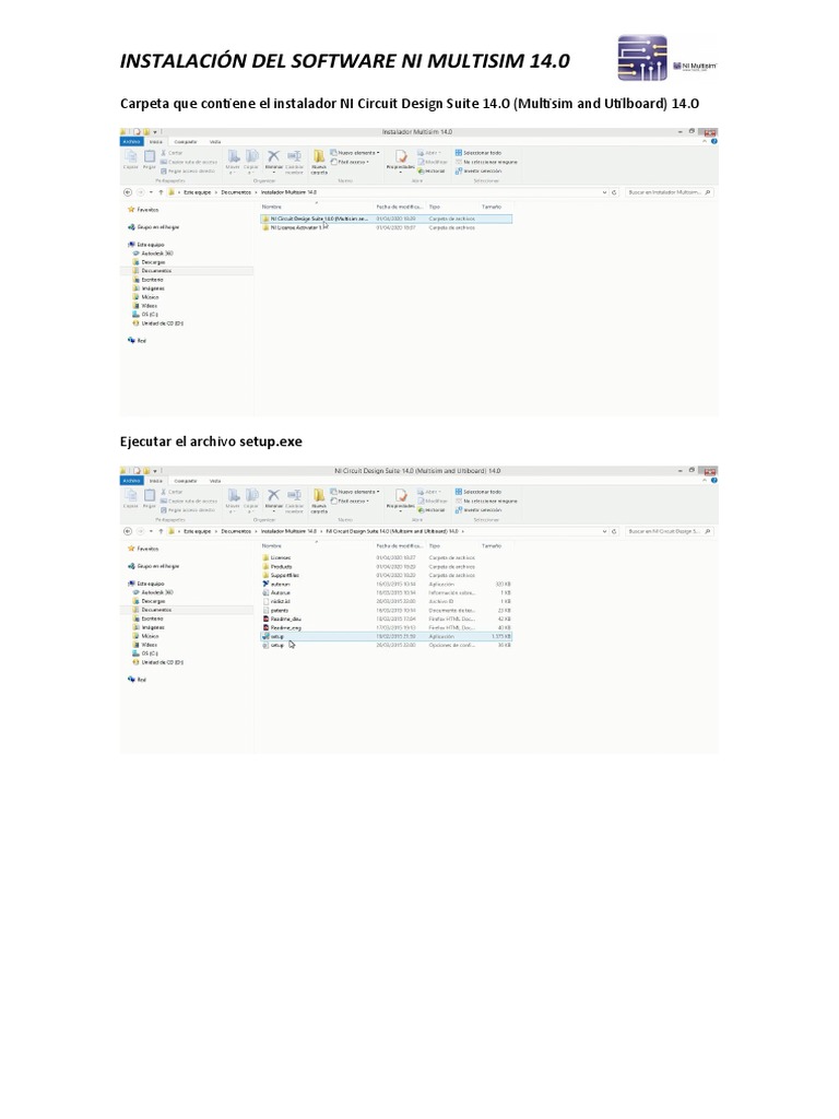 Tutorial Instalación de Multisim | PDF