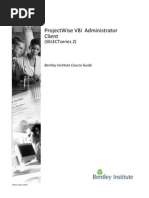 Download ProjectWise V8i Administrator Client Course Guide by EAlathor SN47667090 doc pdf