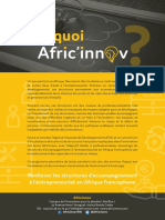 Africinnov Plaquette