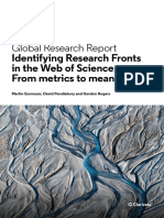 ISI-Research Fronts in The Web of Science From Metrics To Meaning-Report PDF