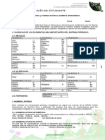 Taller de Nomenclatura y Formulación de Quimica Inorganoca