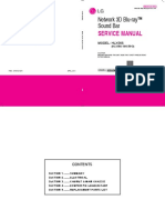 Network 3D Blu-Ray™ Sound Bar: Service Manual