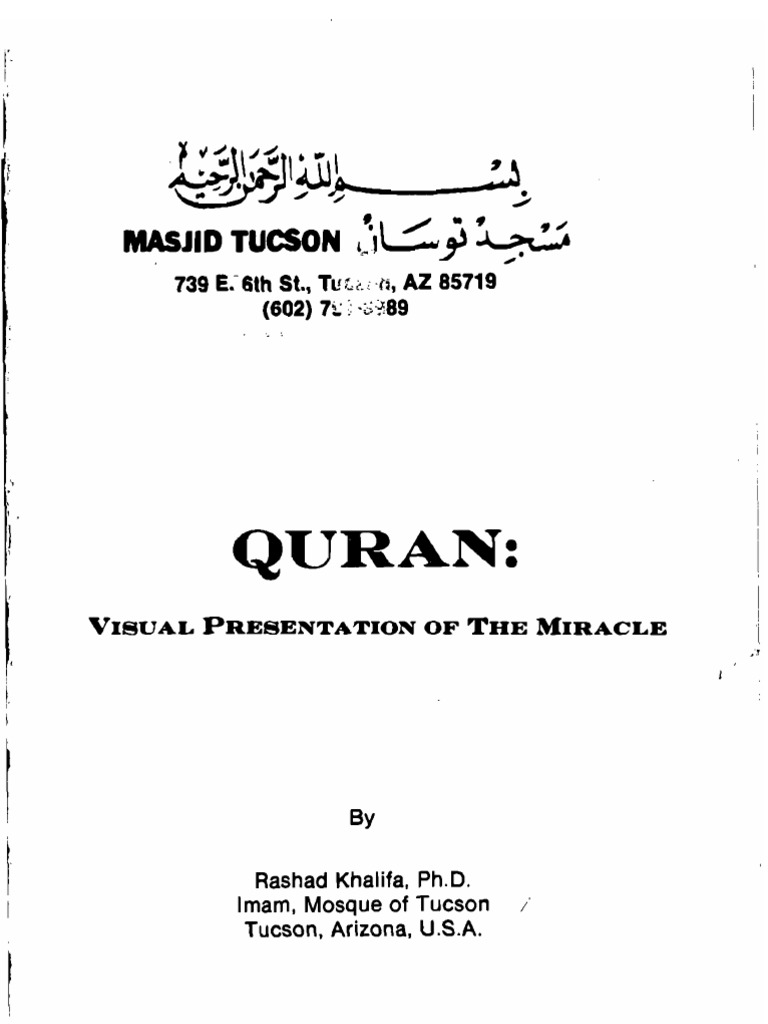 quran visual presentation of the miracle pdf