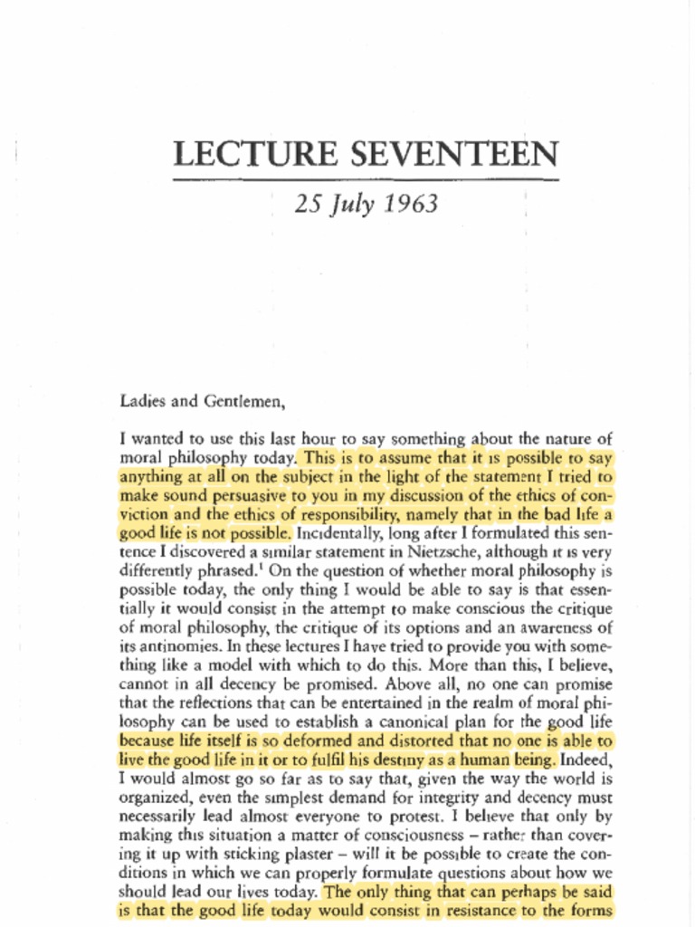 Adorno (Problems Moral Lecture 17) 2001 PDF PDF Friedrich Nietzsche