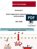 Seminario 7. Visión Integral de La Respuesta Inmune Antimicrobiana. 2020. - 0 PDF