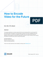 How To Encode Video For The Future: Dror Gill, CTO, Beamr