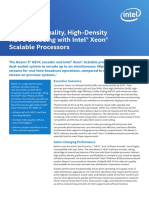 Beamr 5 On Intel Scalable Processors Solution Brief