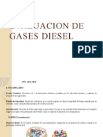 Evaluacion de Gases Diesel