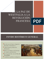 De La Paz de Westfalia A La Revolución