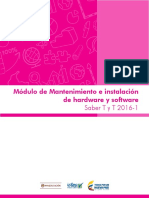 Modulo de Mantenimiento e Instalacion de Hardware y Software Saber Tyt 20161 PDF