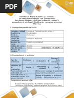 GuÃ - A de Actividades y Rãºbrica de Evaluaciã N - Unidad 2 Pensamiento Ã¡rabe Fase 3 ClasificaciÃ N Conceptos Presentar PDF