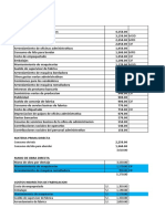 Tarea de Costo