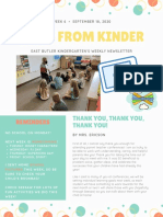 News From Kinder: Reminders